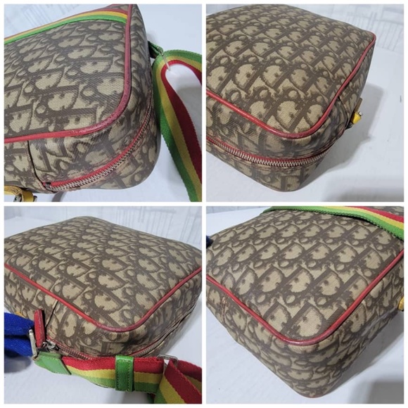 Authentic CHRISTIAN DIOR Diorissimo Rasta Messenger Bag - Picture 8 of 13